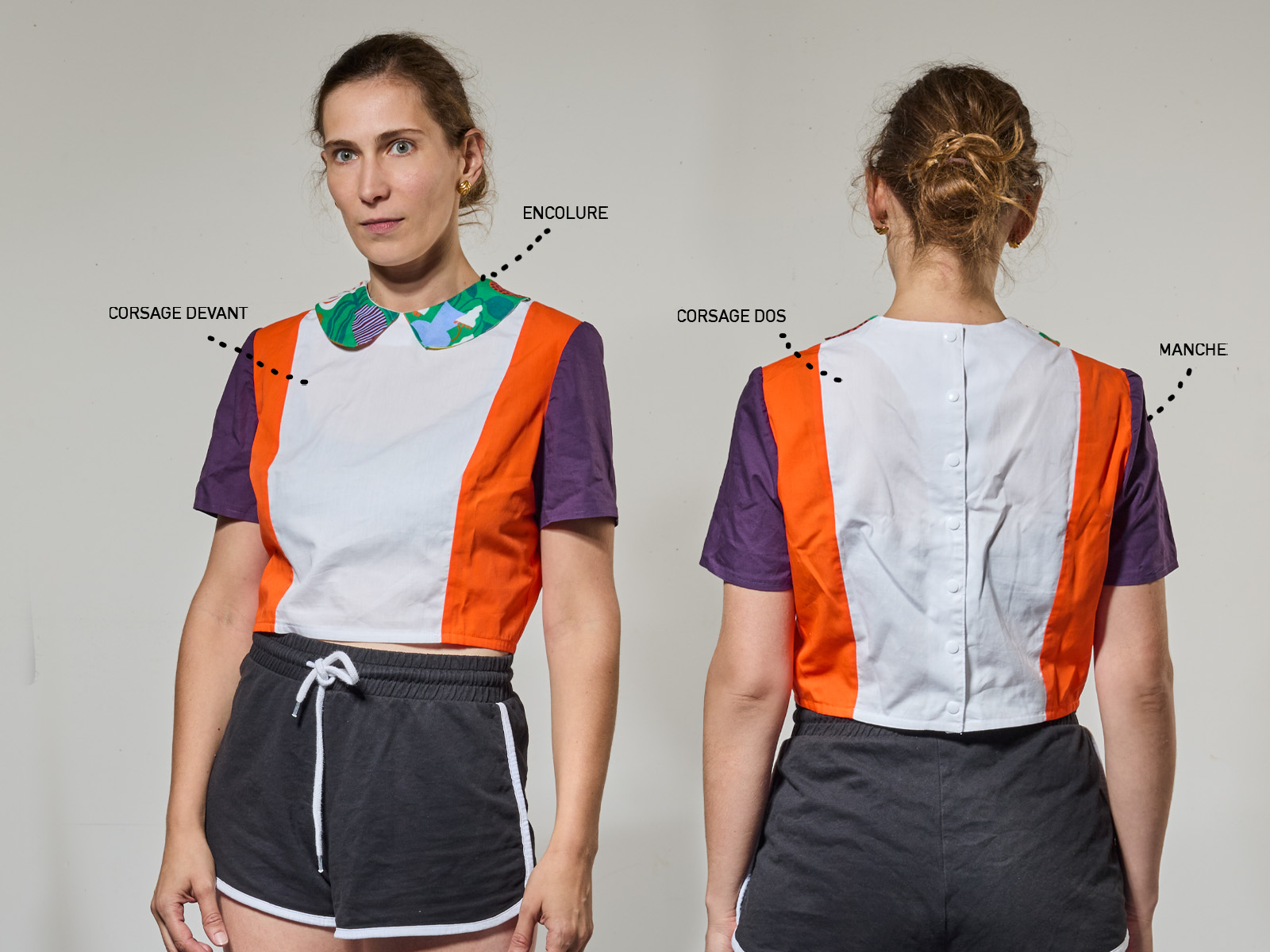 Création de patron de couture en ligne : LE TOP BRETELLE