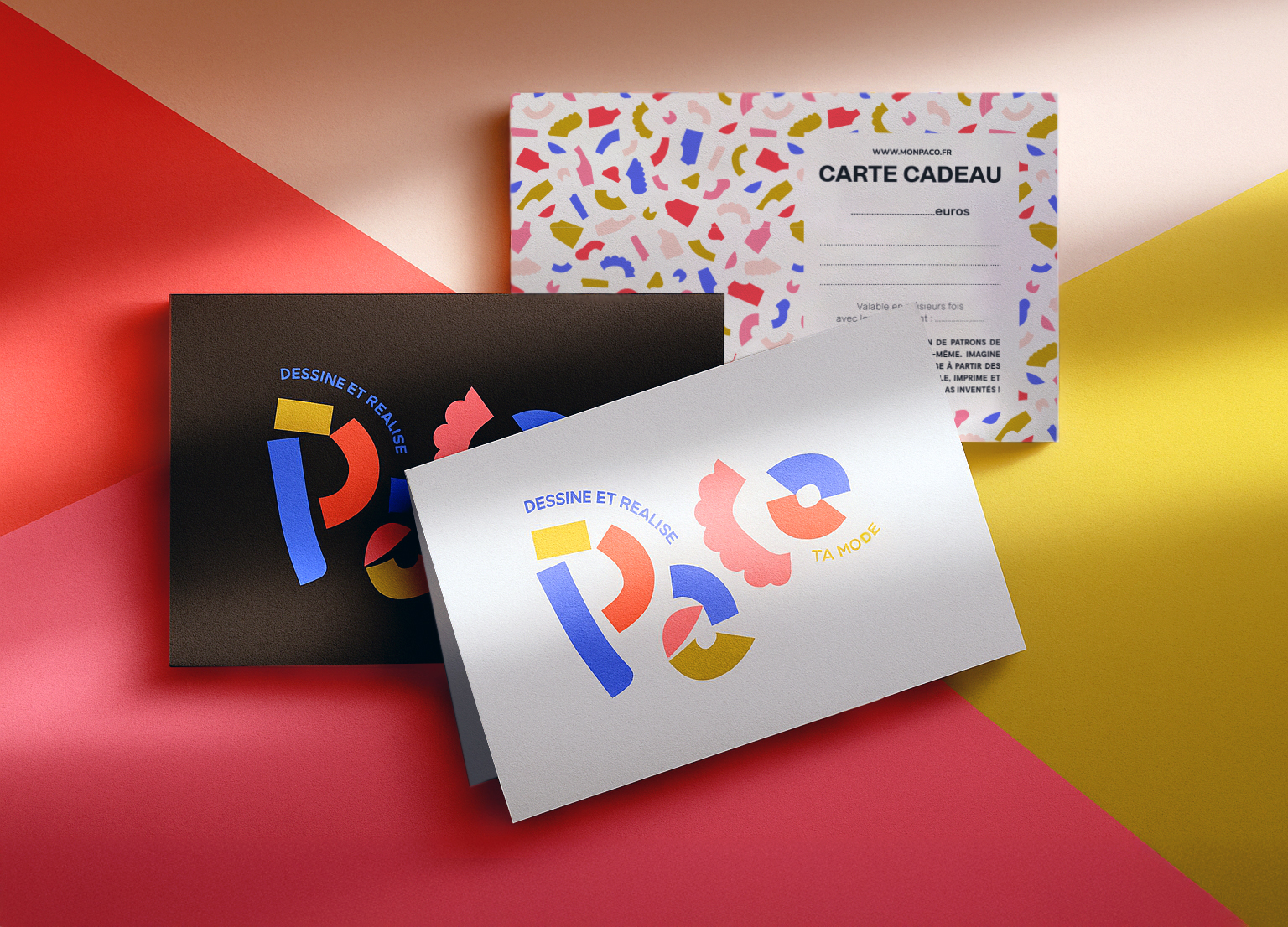 Carte cadeau pour la création de patron de couture en ligne PACO